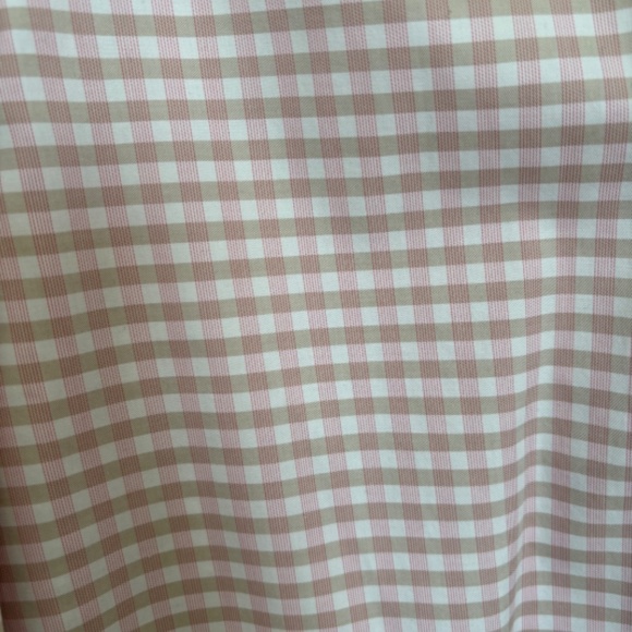 Eton Luxury Long Sleeve Men’s Contemporary Dress Shirt Pink & Tan Checked 41/16 - Picture 8 of 10